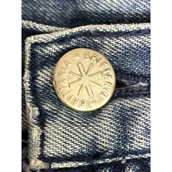 Vintage Brittania Jeans 80s High Waist Defining Tapered Cotton Womens XS - Picture 5 of 12
